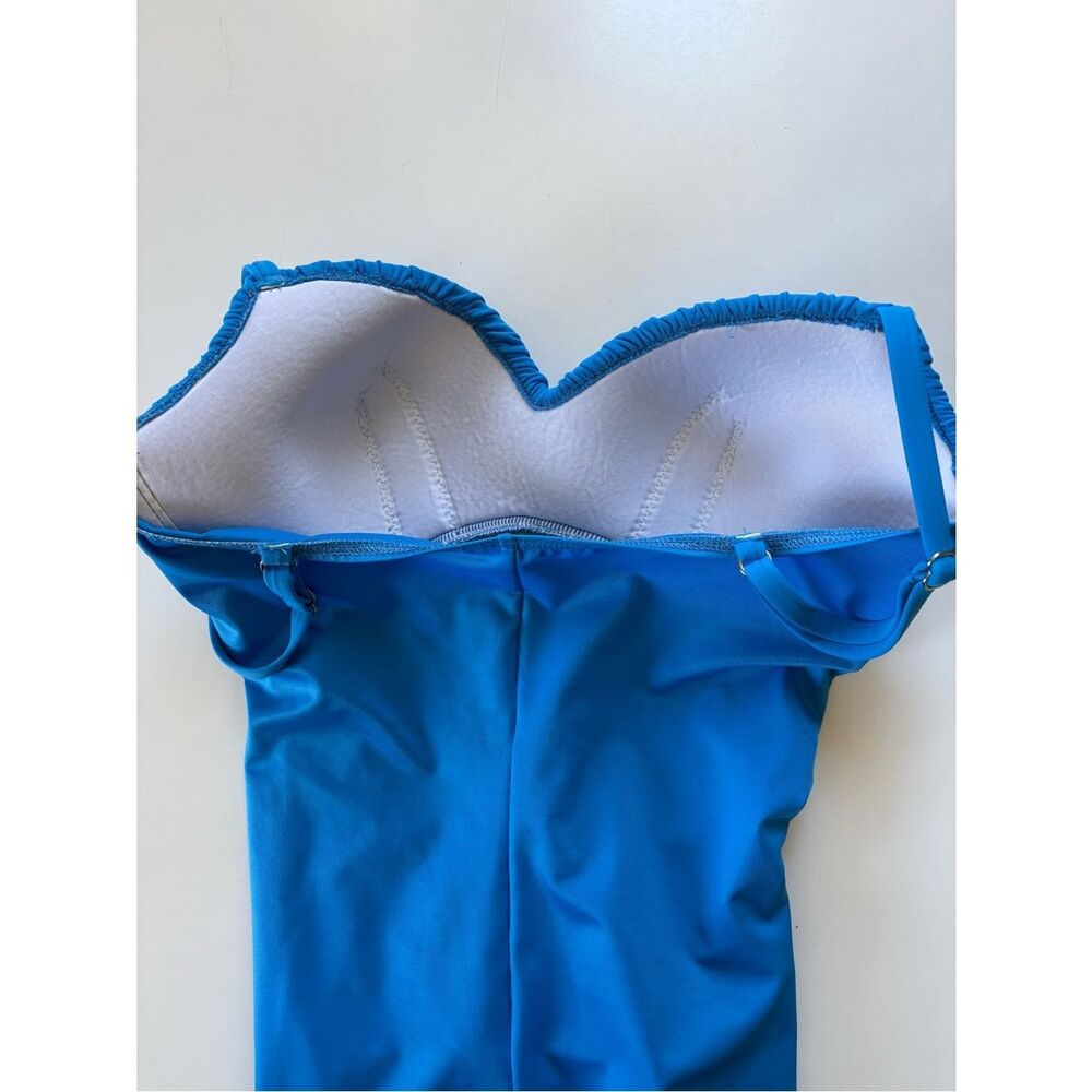 MiracleSuit Vintage Blue Shaping One Piece Swimsuit - Picture 10 of 14